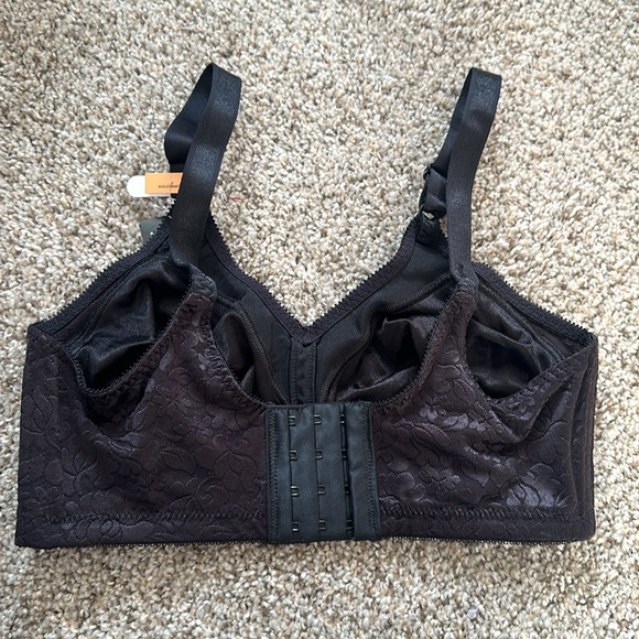 Bali Classic Comfort NWT Black Bra 34DD - Picture 4 of 6